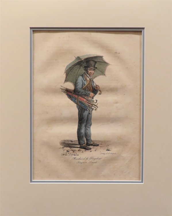 Marchand de parapluies from Cris de Paris