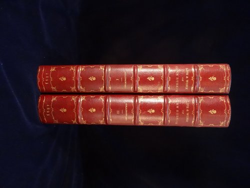 The Life and Work of John Ruskin. Two volumes in red morocco.