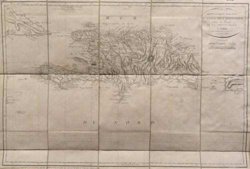 Republique d'Haiti ou l'Isle de St. Domingue avec les Routes