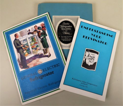 Electric Refrigerator Menus and Recipes. Recipes prepared especially for the General Electric Refrigerator.