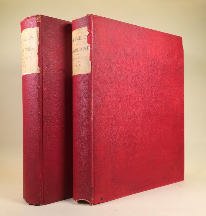 The Fables of La Fontaine [illustrated by Gustave Dore]- 2 Volume Edition de Luxe
