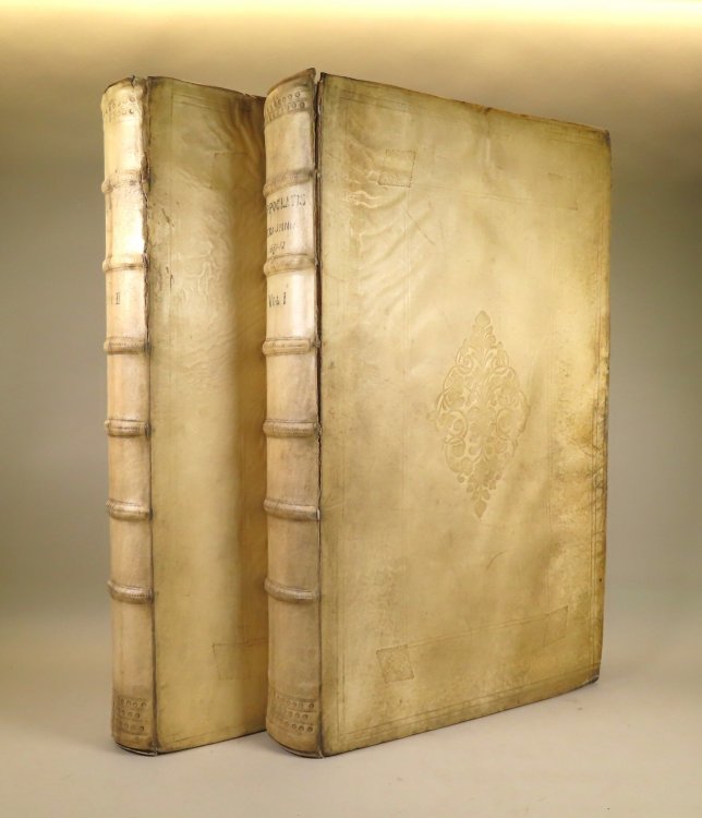 Magni Hippocratis Medicorum Omnium Facile Principis, Opera Omnia Quae Extant. in VIII. Sectiones ex Erotiani mente Distributa. Nunc Denuo Latina Interpreatione & Annotationibus Illustrata, Anutio Foesio Medionatorico Medico Authore, cum Indice Quadruplici. Bound with: Anutius Foesius' 1662 Oeconomia