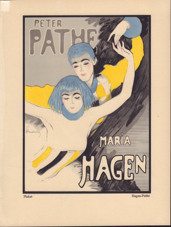 Peter Pathe. Maria Hagen. x Odeon Casino. Ausstellung 1914