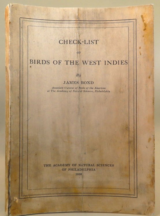 Check-List of Birds of the West Indies