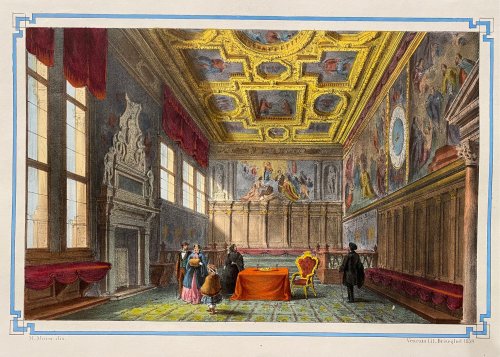 Saal des Ministerraths [Collegio] from Das Malerische, Monumentale, Historische und Artistische Venedig.