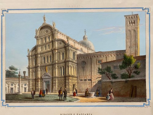 Kirche San Zaccaria from Das Malerische, Monumentale, Historische und Artistische Venedig.