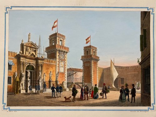 Das Arsenal from Das Malerische, Monumentale, Historische und Artistische Venedig.