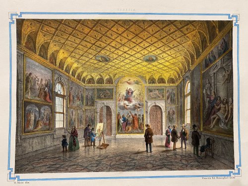 Saal der Assunta from Das Malerische, Monumentale, Historische und Artistische Venedig.