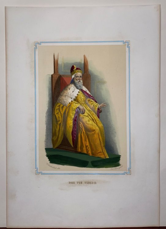 Der Doge von Venedig from Das Malerische, Monumentale, Historische und Artistische Venedig.