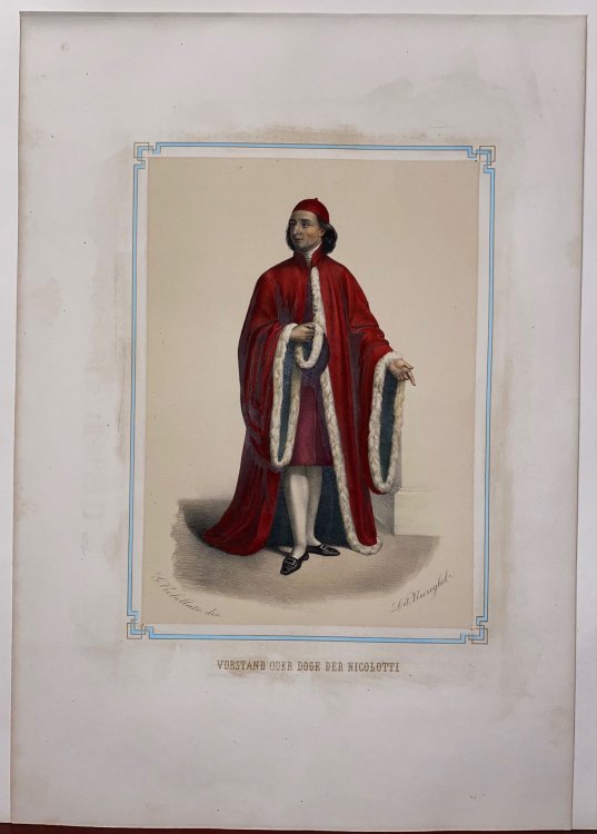 Vorstand oder Doge der Nicolotti from Das Malerische, Monumentale, Historische und Artistische Venedig.