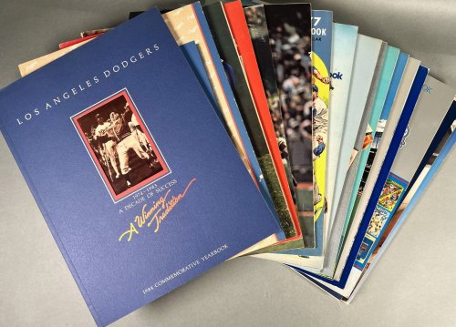 Los Angeles Dodgers' Official Yearbooks 1973-1989