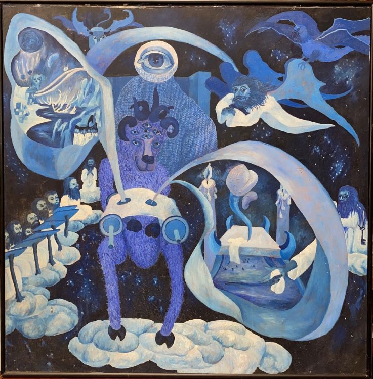 Triptych of the Apocalypse on Masonite