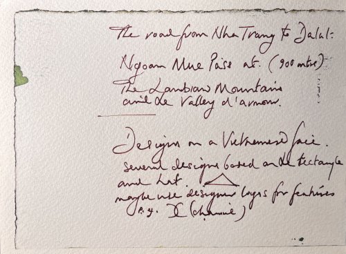 Vietnam Sketchbook 1991; An Indelible Memory.