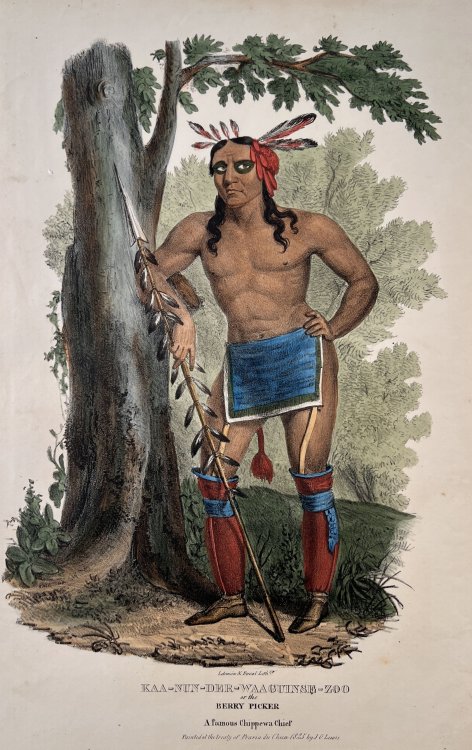 Kaa-Nun-Der-Waaguinse-Zoo or the Berry Picker. A Famous Chippewa Chief.