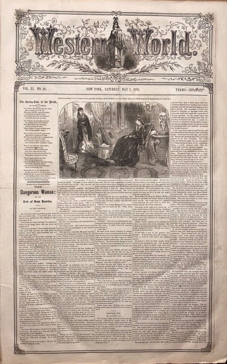 The Western World Vol.XI No.16 April 23rd, 1870- Vol. XII No.26 December 31st, 1870 [36 Issues]