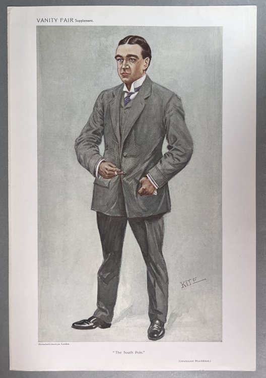 The South Pole [Ernest Shackleton]; Men of the Day No. 1192