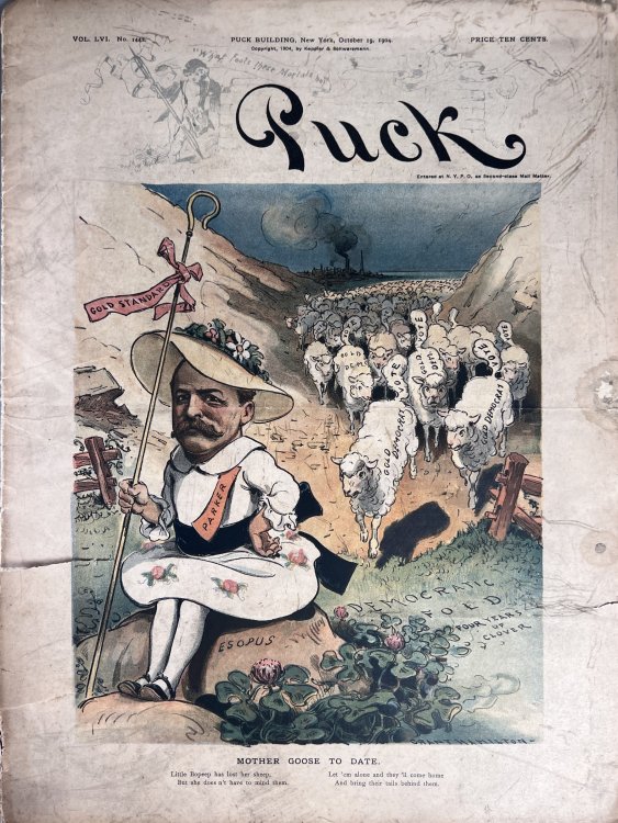 Puck Magazine October 19, 1904; Vol. LVI No. 1442 