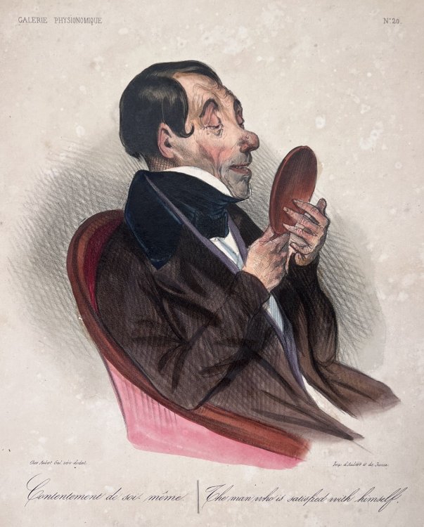 Galerie Physionomique; Contentement de Soi Meme; The Man who is Satisfied with Himself.