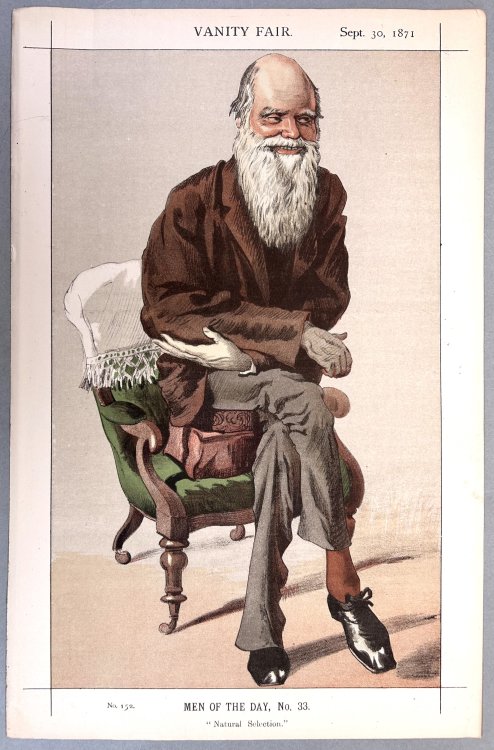 Natural Selection Charles R. Darwin; Men of the Day No. 33 Sept. 30, 1871