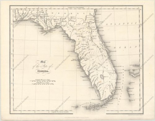 Map of the State of Florida
