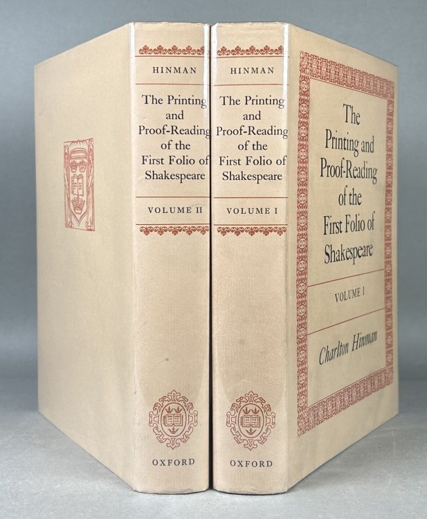The Printing and Proof-Reading of the First Folio of Shakespeare [Two Volume Set]