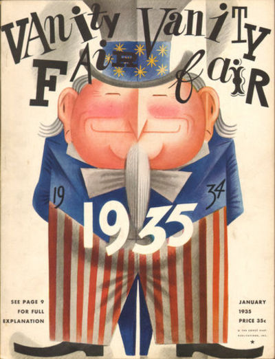 Vanity Fair January 1935 Issue (Magazine)