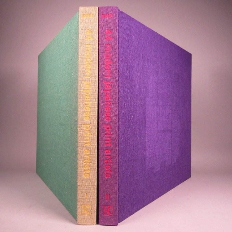 44 modern japanese prints (Two volume set with descriptive list of plates)