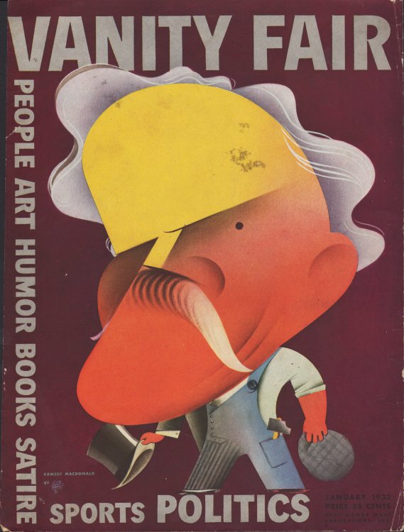 Vanity Fair Magazine, January, 1932 - Cover Only