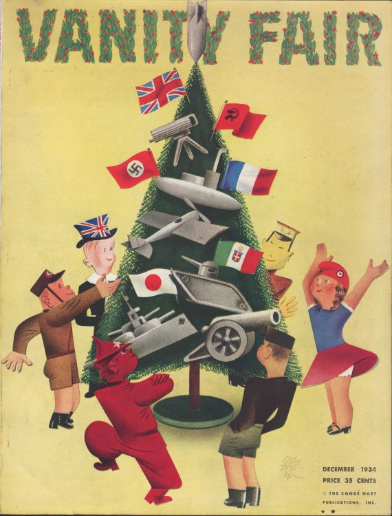 Vanity Fair Magazine, December, 1934 - Cover Only
