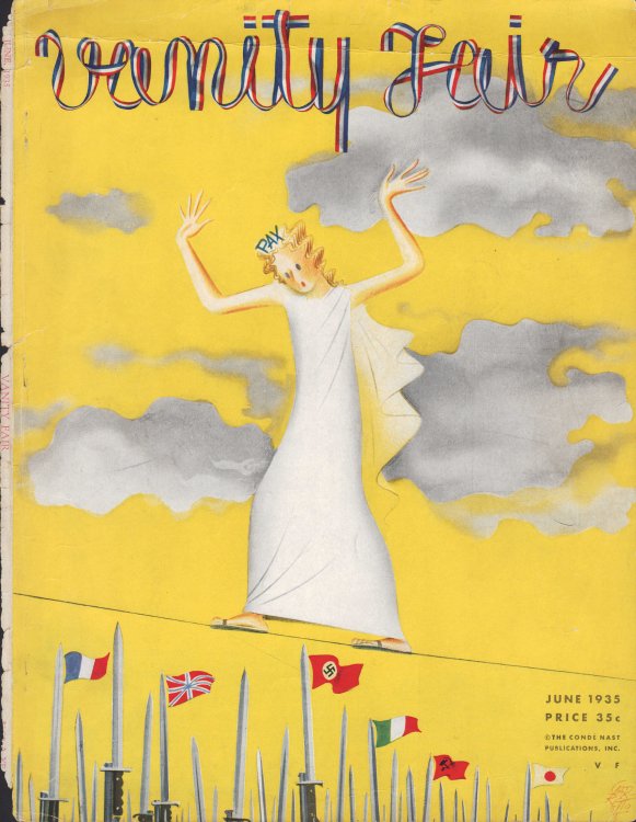 Vanity Fair Magazine, June, 1935 - Cover Only