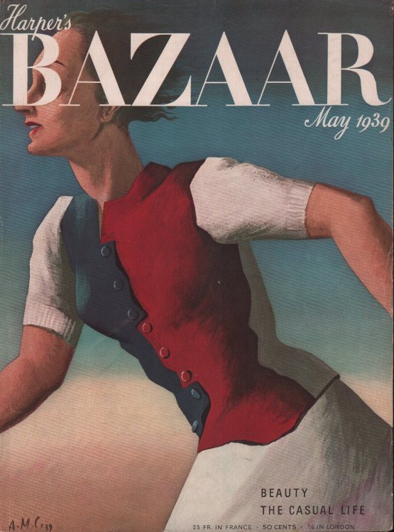 Harper's Bazar (Harper's Bazaar) - May, 1939 - Cover Only