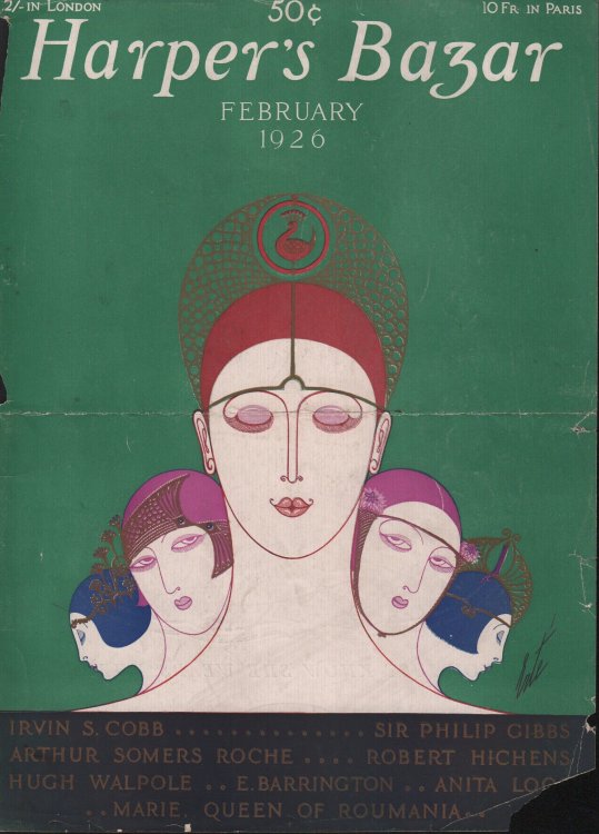 Harper's Bazar (Harper's Bazaar) - February, 1926 - Cover Only