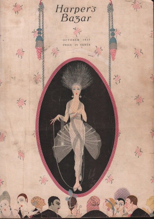 Harper's Bazar (Harper's Bazaar). October 1917 - Cover Only
