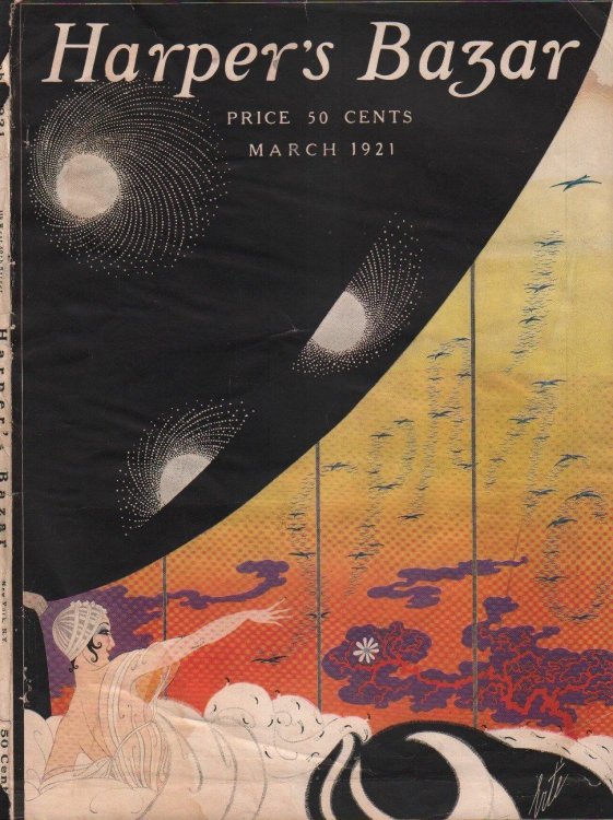 Harper's Bazar (Harper's Bazaar). March 1921 - Cover Only