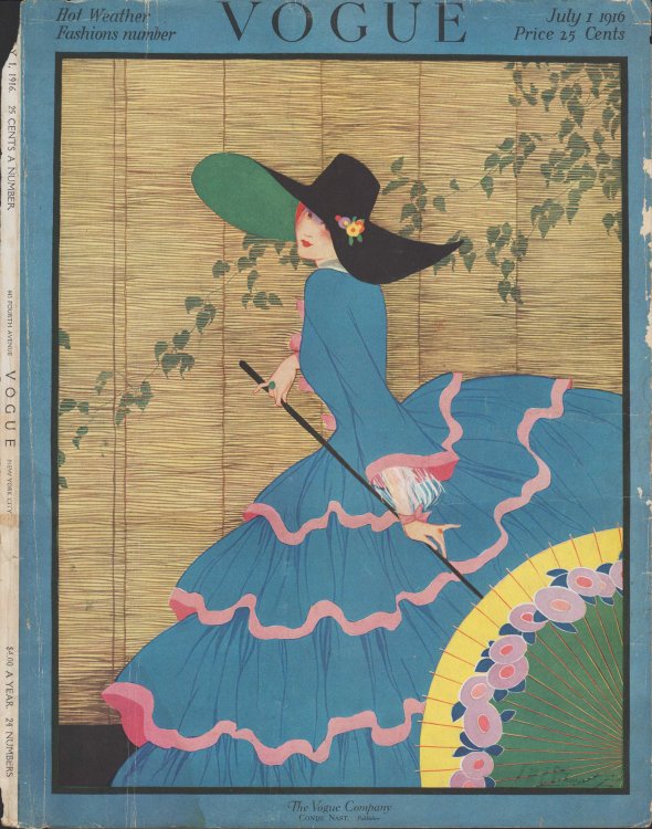Vogue Magazine. July 1, 1916 - Cover Only