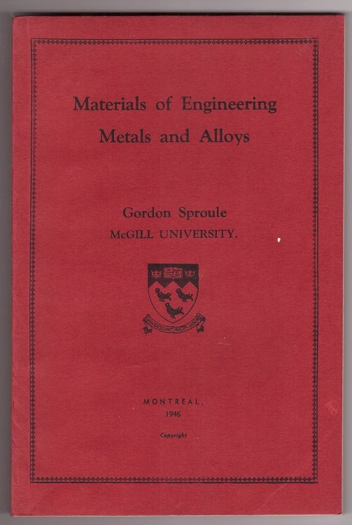 Materials of Engineering; Metals and Alloys