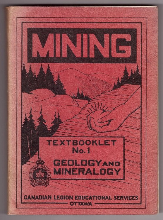 Mining; Geology and Mineralogy, Textbooklet No. 1