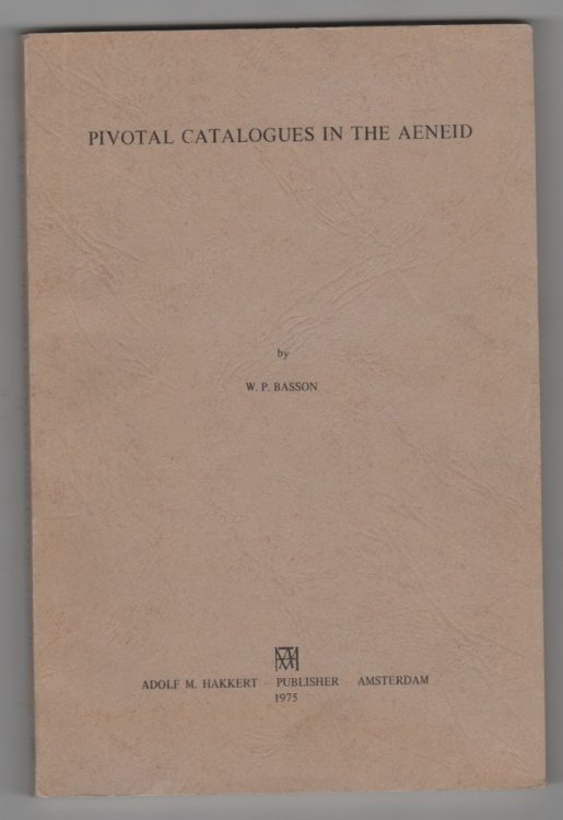 Pivotal Catalogues in the Aeneid
