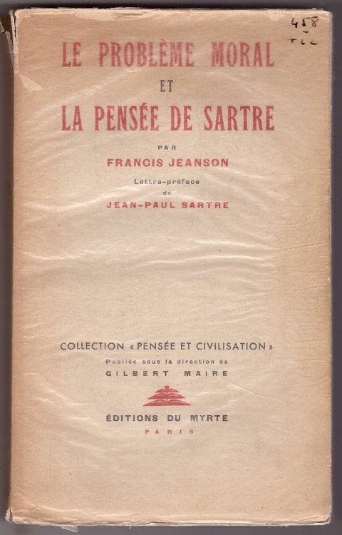 Le Problme Moral et la pense de Sartre