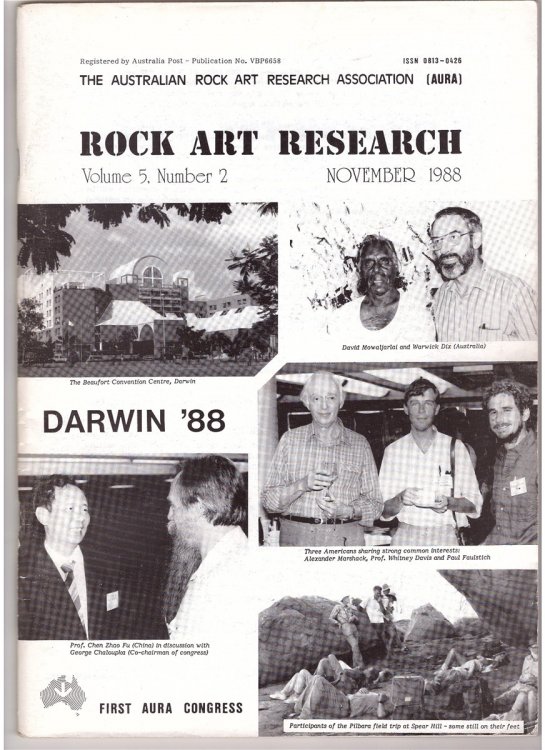 Rock Art Research The Journal of the Australian Rock Art Research Association (AURA) November 1988