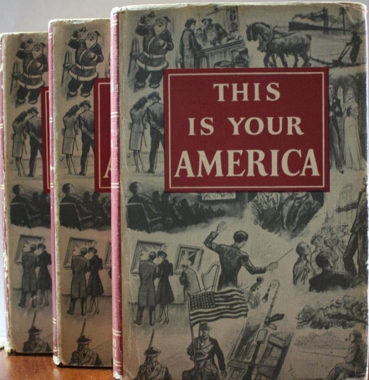 This Is Your America A Compilation Of Inspired Newspaper Feature Articles Written For The Most Part By Men And Women To Whom The Deadline Is The Thing. 3 Volumes