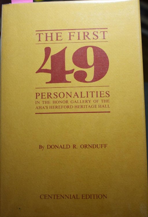 The First 49 Personalities in the Honor Gallery of the AHA's Hereford Heritage Hall