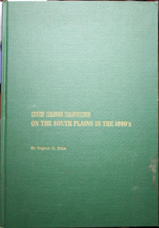 Open Range Ranching on the South Plains in the 1880's