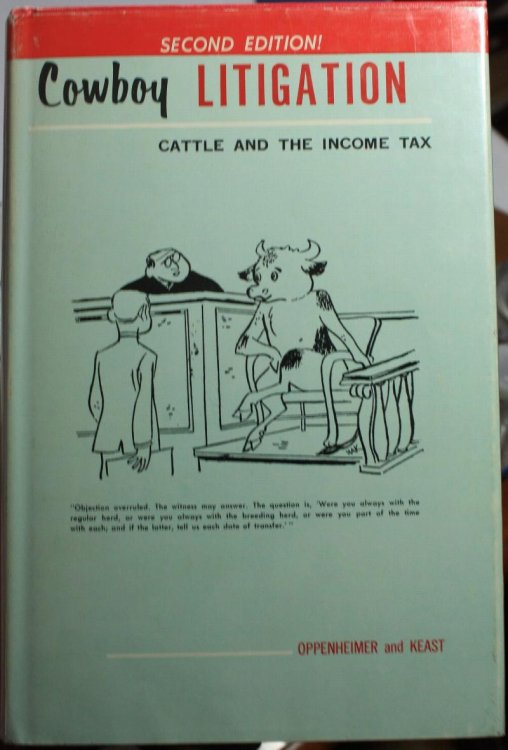 Cowboy Litigation Cattle and the Income Tax