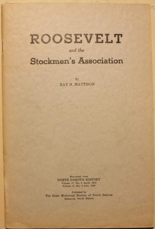 Roosevelt and the Stockmen's Association