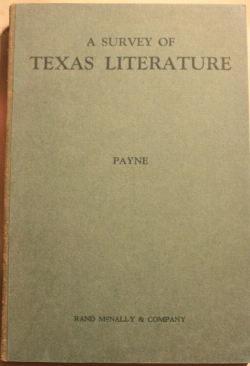 A Survey Of Texas Literature