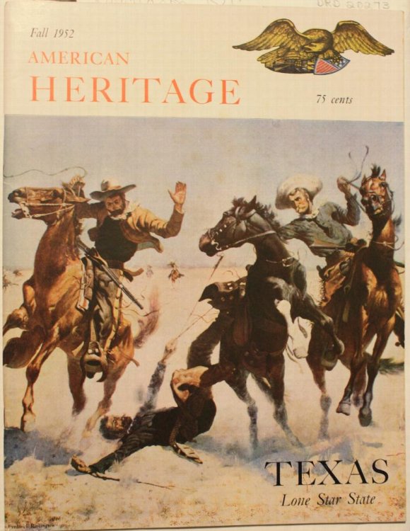 Texas Cattle as contained in American Heritage 4:1 Fall 1952