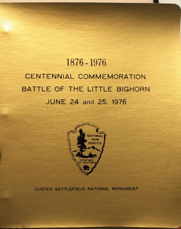 1876-1976 Centennial Commemoration Battle Of The Little Bighorn June 24 and 25, 1976 Custer Battlefield National Monument Event Binder