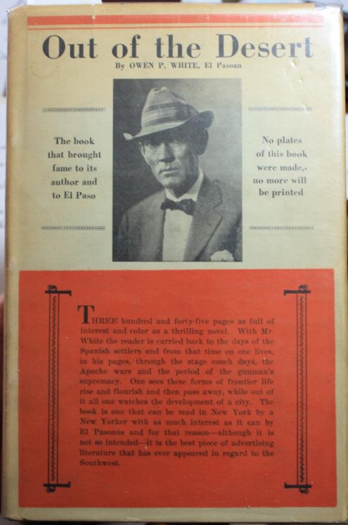 Out Of The Desert The Historical Romance of El Paso