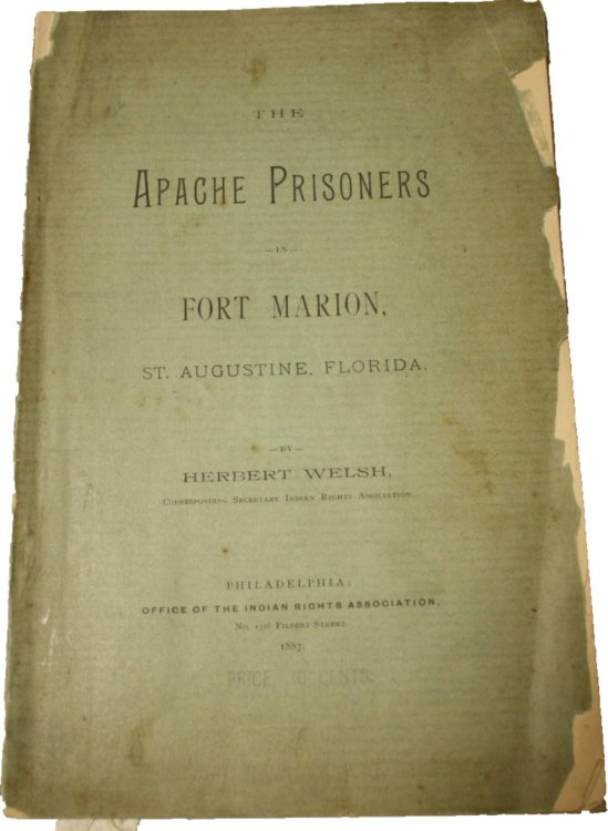 The Apache Prisoners in Fort Marion St. Augustine Florida